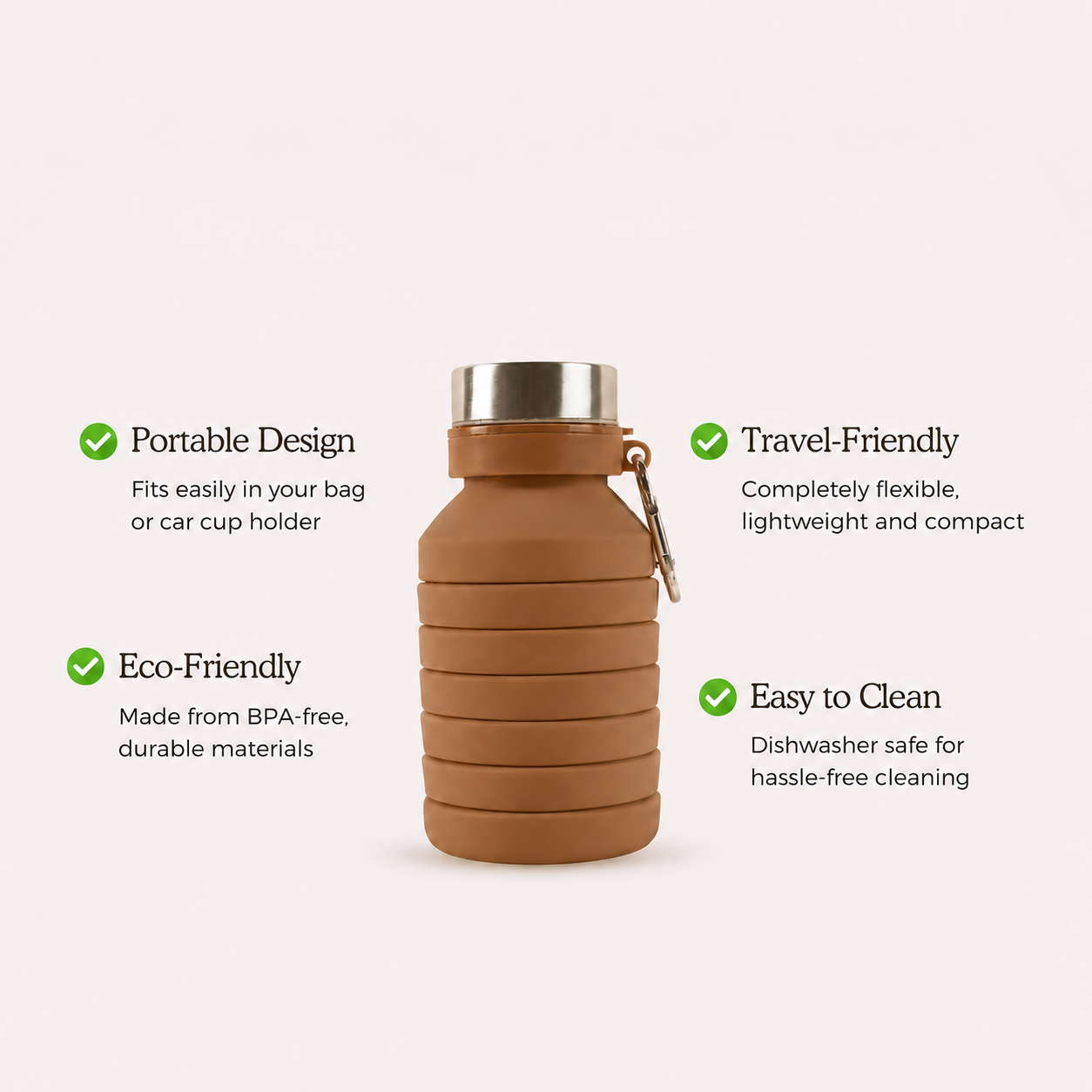 Foldable Travel Water Bottle